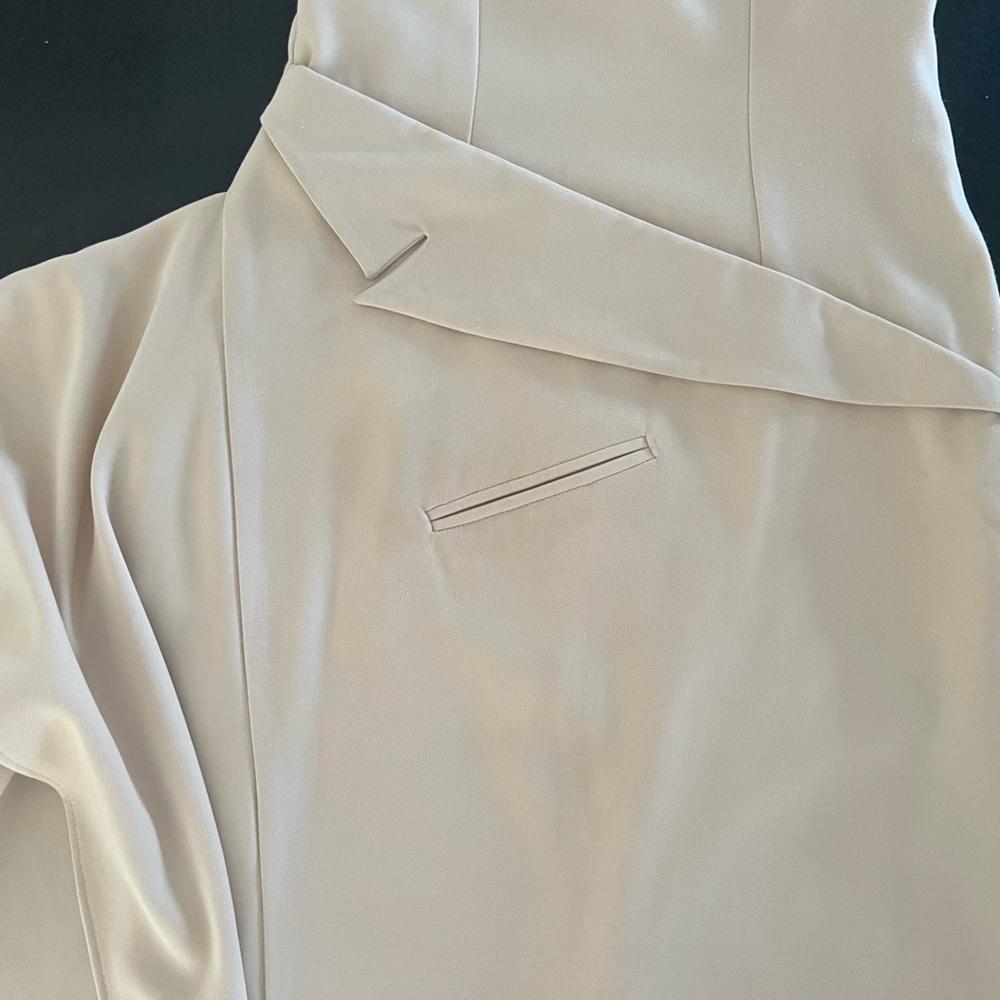 Dress deconstructed suit modern cocktail innovative Avant garde size small - Picture 16 of 16